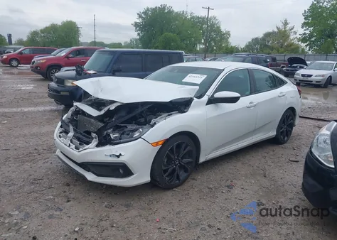 2020 Honda Civic Sport z USA, uszkodzony, nr VIN 19XFC2F81LE001308